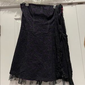 Purple Lace Tripp Corset Dress w/Shawl XL